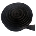 Webbing 25mm Black webbing strap, Polypropylene strap