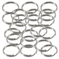 1000pcs 20mm Nickel-Plated Split Ring - Keep Your Keys and Small Items Organized (Silver)