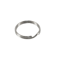 50mm nickel plated large split ring for keyrings. (Silver)  big keytag double loop ring