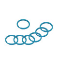 100pcs Split ring Flat (25mm) Light Blue colour, Ring for keyrings, keyring rings