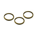 100pcs 30mm Flat Split Ring - Antique-Brass