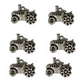 (Set of 6) Identical Tractor Charms