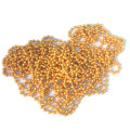 10m Ball chain, 3mm, Gold colour (sold per meter)