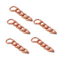 100pcs Chain Rose Gold 30mm for Keyrings, Keytag chain and jump ring, Rose Gold chain
