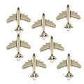 (Set of 7) Identical Airplane Charms