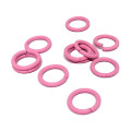 50pcs Jump ring 10mm, Pink