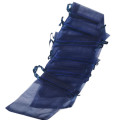 50ea Organza bag, 90x120mm, Navy Blue, small gift bag, Mini string bag