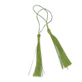 100pcs Stylish Camo Green Tassel - Enhance Your Look with a Touch of Wilderness