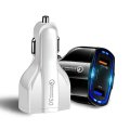 USB Car Charger - QC 3.0 - Type C Fast Charging Adapter - 7A 3-Ports