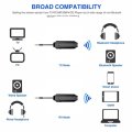 X1 Wireless Bluetooth 5.0 3.5mm Receiver Music Audio Transmitter for PC TV Car AUX Adapter