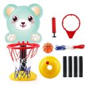 1 Set Basketball Stand Toys Adjustable with Base