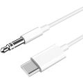 1m Type C Male to 3.5mm Male Jack AUX Terminal Audio Stereo Cable - AB-SJ32