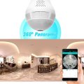 E27 WIFI 360 Bulb Camera - Mini Panoramic Fish Eye Camera - Night Vision, Support for Android/iOS...