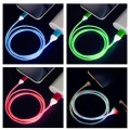 Glow Flowing Color USB to Lightning Data Charging Cable
