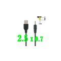 USB 2.0 A Male To DC 2.50.7mm Male Cable 1M- SE095