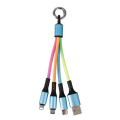 3 in 1 Key Chain Data Line With 3.1A -XF-51