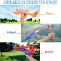 Plane Polystyrene With Lights, Airplane Toy Interactive Gun Airplane Flying Glider Foam