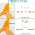 Plane Polystyrene With Lights, Airplane Toy Interactive Gun Airplane Flying Glider Foam