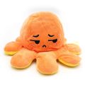 Emoji Mini Mood Octopus Plush Toy - Sun Tones - Tongue Out Smiley