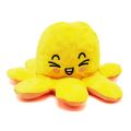 Emoji Mini Mood Octopus Plush Toy - Sun Tones - Tongue Out Smiley