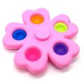 Pop It Fidget & Flower Fidget Spinner 2in1- The Ultimate Fidget -Pink