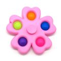 Pop It Fidget & Flower Fidget Spinner 2in1- The Ultimate Fidget -Pink