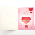 Happy Valentines Day Card- Hot Air Balloon - Musical Led Card