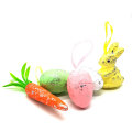 5 Pack - Easter Hanging Decor - Easter Table Decor- Bunny - Eggs - Carrot