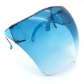 BUFFTEE Protective Blue Transparent Face Shield Glasses & Eye shield