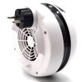 Bufftee Mini Round Winter Heater - 1000w Plug Fan Heater -  Winter White