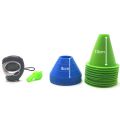 Bufftee Soccer Training Kit - Multifunctional Mini Sports Fitness 26pc Set