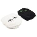 Bufftee Halloween Decorations Spiders Web 2 Pack -Black & White Spider Webs