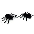 Bufftee Happy Halloween Twin Spider Pack - Fake Spiders Props - Scary Dcor