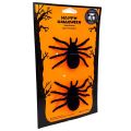 Bufftee Happy Halloween Twin Spider Pack - Fake Spiders Props - Scary Dcor