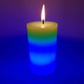 Bufftee Colour Changing Candle - Color changing light Wax Candle - Forrest