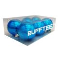 Bufftee Big Christmas Tree Baubles - Reflective Balls 6 Pack - Shiny Teal