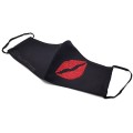 Bufftee Kiss Lips Re-Useable 3 Ply Face Mask - Valentines day Mask