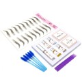 Eyelash Perming Kit Eyebrow stickers & Spoolie Brush