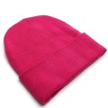 BUFFTEE Plain Pink Beanie Warm Winter Hat