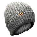 Bufftee Winter Warm Knitted Beanie Thick Cuff- Miltary Grey