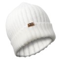 Bufftee Winter Warm Knitted Beanie Thick Cuff- Snow Avalanche