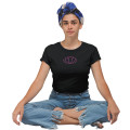 The Lotus Halo Glitter Bufftee Zen T-Shirt  - Yoga Lotus Tee