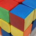 Bufftee Super Speed Cube 3x3 Rubik's Cube Inspired Colorway Puzzle Fidget