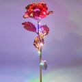 purpleX Valentines Day Light Up 24k Artificial Rose