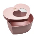 PurpleX 18cm Valentine's Day Pink Heart Shaped Gift Box - Small