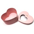 PurpleX 18cm Valentine's Day Pink Heart Shaped Gift Box - Small