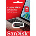 16GB SanDisk Cruzer Blade USB 2.0 Flash Drive - Red / Black (New) - SanDisk 20G