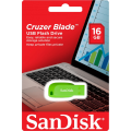 16GB SanDisk Cruzer Blade USB 2.0 Flash Drive - Green (New) - SanDisk 20G