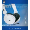 4Gamers PRO4-10 Wired Stereo Gaming Headset - White (PS4 / PS Vita)(New) - 4Gamers 250G