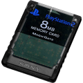 8MB PlayStation 2 Memory Card - Zen Black (PS2)(Pwned) - Sony (SIE / SCE) 20G